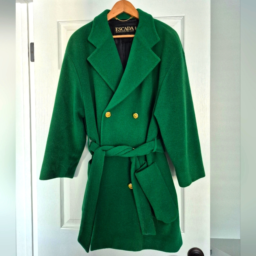 Vintage ESCADA Wool and Cashemere Coat